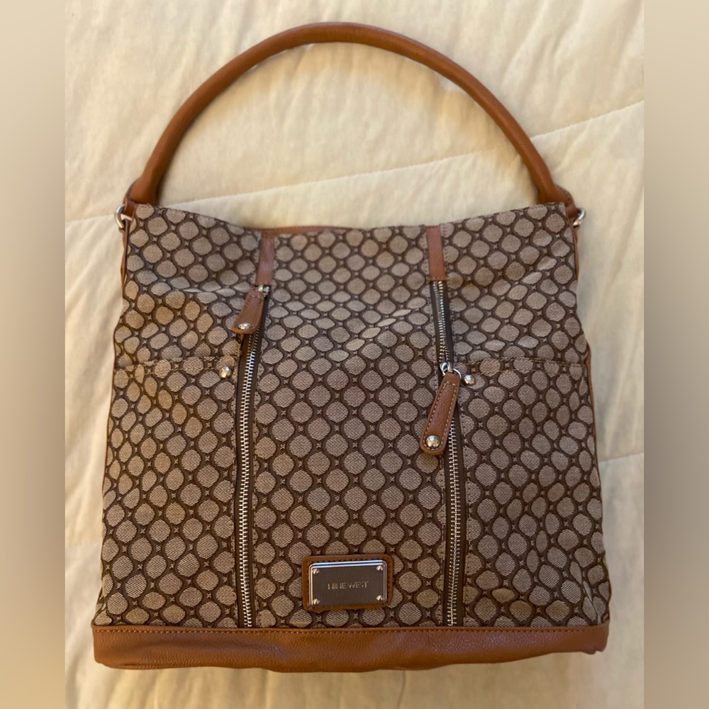 Vintage Nine West Jacquard handbag from early 2000s